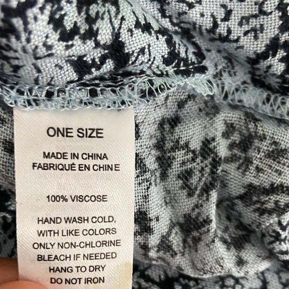 NWT TREASURE + BOND Blue Floral Long Cardigan (O/S) - Picture 8 of 9